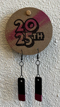 Load image into Gallery viewer, Recycled Vinyl Record Earrings