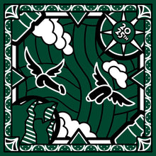 Load image into Gallery viewer, Stained Glass Screen Printed Bandana
