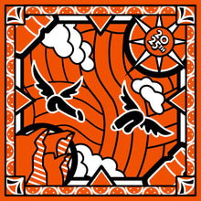Load image into Gallery viewer, Stained Glass Screen Printed Bandana
