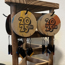 Load image into Gallery viewer, Recycled Vinyl Record Earrings
